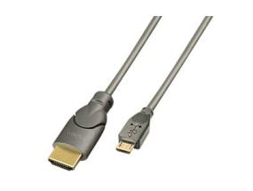 Kaabel MHL-HDMI 0.5M 41565 LINDY