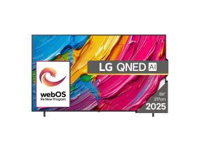 Televisio LG 86" 4K/Smart 3840x2160 Langaton LAN Bluetooth webOS Musta 86QNED80A3A