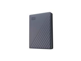 Ulkoinen kiintolevy WESTERN DIGITAL My Passport WDBRMD0050BGY-WESN 5TB USB-C Väri Harmaa WDBRMD0050BGY-WESN