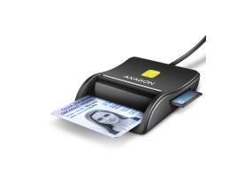 KORTINLUKIJA LITTEÄ SMARTCARD 4SL/USB2.0 1.3M CRE-SM3SD AXAGON