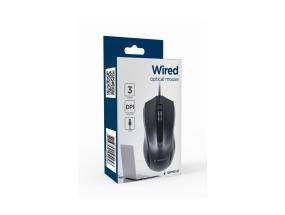 MOUSE USB OPTICAL/BLACK MUS-3B-01 GEMBIRD