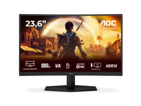 LCD-monitori AOC 23.6 " 1920 x 1080 pikseliä Full HD Native kuvasuhde 16:9 LED Curved C24G42E