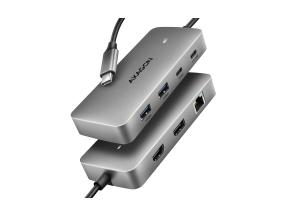 I/O-KESKITIN USB-C 3P HDMI DP/0.15M HMC-CUB83X2 AXAGON