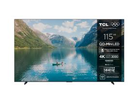 Televisio TCL 115 " 4K Ultra HD 3840 x 2160 pikseliä Flat 16:9 QD-Mini LED 115C7K 4K Ultra HD 3840 x 2160 pikseliä 16:9 QD-Mini LED 115C7K