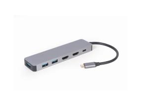 I/O-SOVITIN USB-C HDMI/USB3/3IN1:EEN A-CM-COMBO3-03 GEMBIRD