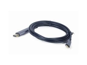 KAAPELI USB-C JA DP 1.8M/HARMAA CC-USB3C-DPF-01-6 GEMBIRD