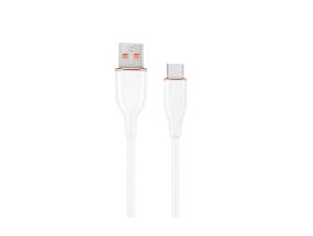 KAAPELI USB-C USB2 1.5M VALKOINEN/CC-USB2S-AMCM-1.5M-W GEMBIRD