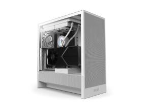 Kotelo NZXT H5 Flow MidiTower Case tuotteen ominaisuudet Läpinäkyvä paneeli Ei sisälly ATX EATX MicroATX..