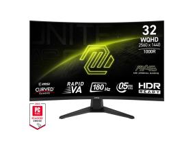 LCD-monitori MSI MAG 325CQF 31.5&amp;quot; Gaming/Curved Panel VA 2560x1440 16:9 180Hz 0.5 ms MAG325CQF