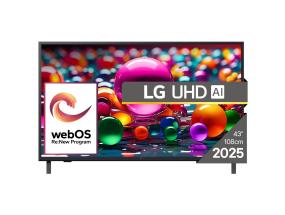 Televisio LG 43 " 4K Ultra HD 3840 x 2160 pikseliä Flat 16:9 LED 43UA74003LB LG 43 " 4K Ultra HD 3840 x 2160 pikseliä Flat 16:9 LED 43UA74003LB