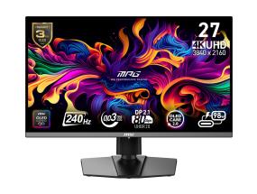 Näyttö MSI MPG 272URX QD-OLED 27&amp;quot; Gaming/4K Matte Panel QD-OLED 3840x2160 16:9 240 ?? 0.03 ms..