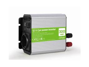 POWER INVERTTERI AUTO 12V 300W/EG-PWC300-01 GEMBIRD