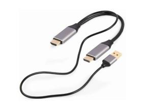 I/O-SOVITIN HDMI:STÄ DP:HEN/MUSTA A-HDMIM-DPM-01 GEMBIRD