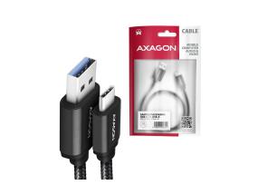 KAAPELI USB-C JA USB3.2 1.5M/MUSTA BUCM3-AM15AB AXAGON