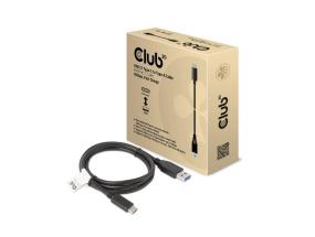KAAPELI USB-C JA USB3.1 1M/M/M CAC-1523 CLUB3D