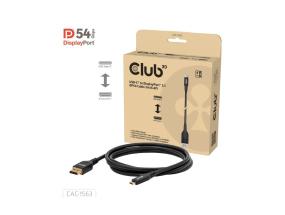 KAAPELI USB-C JA DP 2M/M/M CAC-1563 CLUB3D