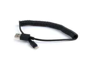 Kaabel LIGHTNING TO USB2 1.5M SPIRAL CC-LMAM-1.5M GEMBIRD