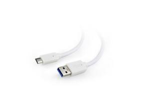 KAAPELI USB-C -USB3 1M WHITE/CCP-USB3-AMCM-1M-W GEMBIRD