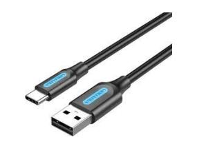KAAPELI USB-C JA USB2.0/0.5M MUSTA COKBD VENTION