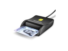 KORTINLUKIJA LITTEÄ SMARTCARD/USB2.0 1.3M CRE-SM3N AXAGON