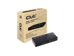 I/O VIDEO SPLITTER HDMI 4PORT/4K60HZ 2.0 UHD CSV-1380 CLUB3D