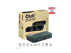 VIDEOKYTKIN KVM HDMI 2PORT/CSV-1382 CLUB3D
