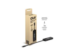 I/O HUB USB-C HDMI TRIPLE/CSV-1554 CLUB3D