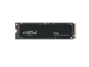 SSD CRUCIAL T705 2TB M.2 PCIe Gen5 NVMe Kirjoitusnopeus 12700 Mt/s Lukunopeus 14500 Mt/s...