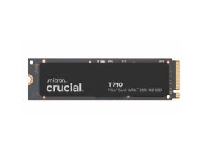 SSD CRUCIAL T710 2TB M.2 PCIe Gen5 NVMe Kirjoitusnopeus 13800 Mt/s Lukunopeus 14500 Mt/s...