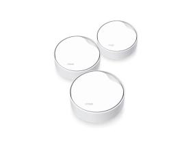 Langaton reititin TP-LINK Wireless Router 3-pack 3000 Mbps Mesh Wi-Fi 6 1x10/100/1000M 1x2.5GbE...