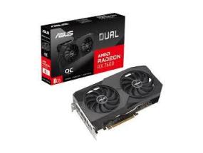 Näytönohjain ASUS AMD Radeon RX 7600 8 GB GDDR6 128 bit PCIE 4.0 8x Kaksi ja puoli korttipaikkaa Fanink...