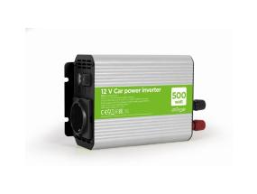 POWER INVERTTERI AUTO 12V 500W/EG-PWC500-01 GEMBIRD