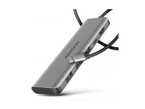 I/O-KESKITIN USB-C 5IN1/1M HMC-5H AXAGON