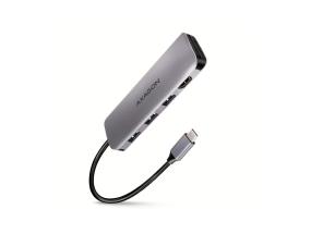 I/O HUB USB-C 5IN1/0.2M HMC-HCR3A AXAGON