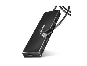 I/O-KESKITIN USB3.2 7-PORTTINEN LITTEÄ/1M HUE-F7A AXAGON