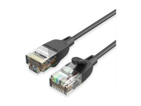 PATCH-KAAPELI CAT.6A UTP/1.5M MUSTA SLIM IBIBG VENTION