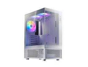 Kotelo ADATA INVADER X MINI MidiTower Case tuotteen ominaisuudet Läpinäkyvä paneeli ATX MicroATX MiniITX...