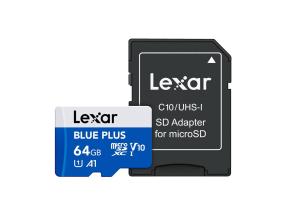 MUISTI MICRO SDXC 64GB UHS-I/W/A LMSBLPL064G-BNANG LEXAR LEXAR