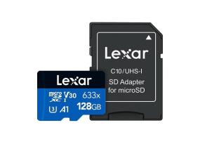 MUISTI MICRO SDXC 128GB UHS-I/W/SOVITIN LSDMI128BB633A LEXAR