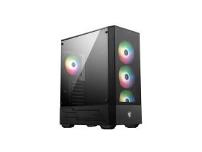 Kotelo MSI MAG FORGE 112R MidiTower Ei sisälly ATX MicroATX MiniITX Väri Musta MAGFORGE112R