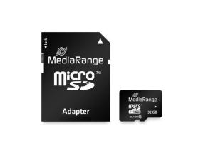 MUISTI MICRO SDHC 32GB C10/W/ADAPTERI MR959 MEDIARANGE