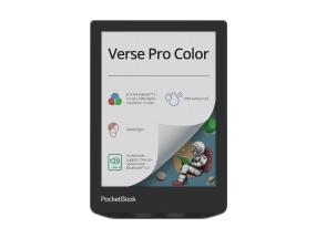 E-lukija POCKETBOOK POCKETBOOK Verse Pro Color 6" 1072x1448 1xUSB-C Langaton lähiverkko Bluetooth Tummansininen PB634K3...