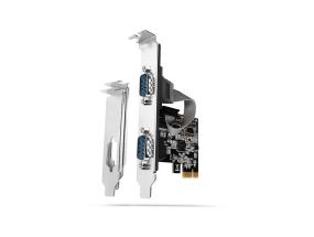 VERKKOKORTTI PCIE 2PORT 250KBPS/SP&amp;amp;LP PCEA-S2N AXAGON