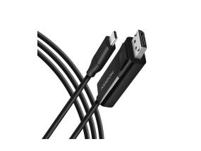 KAAPELI USB-C JA DP 1.8M/RVC-DPC AXAGONIIN