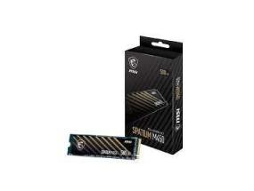 SSD MSI SPATIUM M450 500 Gt M.2 PCIe Gen4 NVMe 3D NAND Kirjoitusnopeus 2300 Mt/s Lukunopeus 3600...