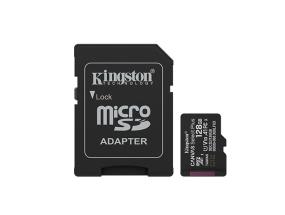 MUISTI MICRO SDXC 128GB UHS-I/W/ADAPTERI SDCS3/128GB KINGSTON