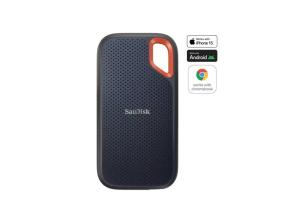 Ulkoinen SSD SANDISK Extreme 8TB USB-C Kirjoitusnopeus 1000 Mt/s Lukunopeus 1050 Mt/s...