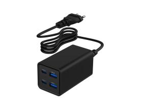 LATURI USB UNIVERSAL 4P 65W/TA-UC-2A2C-PD65-01-BK GEMBIRD