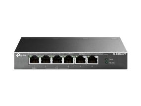 Kytkin TP-LINK TL-SG1006PP Työpöytä/jalusta 6x10Base-T / 100Base-TX / 1000Base-T PoE+ portit 4 TL...