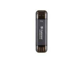 Ulkoinen SSD TRANSCEND ESD310C 1TB USB-C USB 3D NAND Kirjoitusnopeus 950 Mt/s Lukunopeus 1050 ...